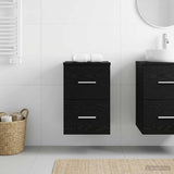 Bathroom Cabinet In-between Black Oak 30 x 35 x 50 cm 890359