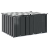 Garden Storage Box Black 101 x 82 x 50 cm Steel 42011278