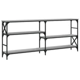 Console Table Grey Sonoma 180x29x76.5 cm Engineered Wood 835477