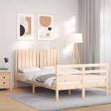 Bed Frame without Mattress 120x200 cm Solid Wood 3194761
