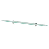 ZNTS Floating Shelves 2 pcs Glass 90x20 cm 8 mm 3051524