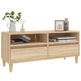 TV Cabinet Sonoma Oak 100x34.5x44.5 cm Engineered Wood 831896