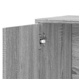 Sideboard Grey Sonoma 60x31x70 cm Engineered Wood 840476