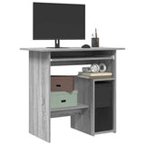 Desk Grey Sonoma 80x45x74 cm Engineered Wood 815478