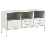 TV Cabinet White 100.5x39x50.5 cm Steel 843041