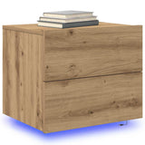 Bedside Cabinet with Drawer 2 pcs Artisan Oak 50 x 39 x 41 cm 863075
