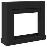 Fireplace Surround Black 100x30x87.5 cm Engineered Wood 854563