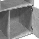 Bookcase Concrete Grey 70x36x189 cm Engineered Wood 3295320