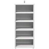 Shoe Cabinet White 31.5x35x70 cm Engineered Wood 808981