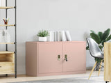 Storage Cabinet Pink 90 x 40 x 70 cm Steel 891635
