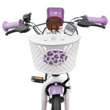 Kids Bike 12 Inches for 2-4 Years Old Purple 42009602