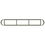 Raised Garden Bed Olive Green 280 x 40x 40 cm 8011701