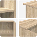 Reception Desk Sonoma Oak 100x50x103.5 cm Engineered Wood 3324162
