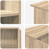 Reception Desk Sonoma Oak 100x50x103.5 cm Engineered Wood 3324162