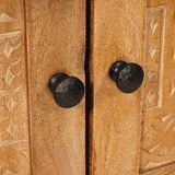 Sideboard 60 x 33 x 75 cm Solid Mango Wood 4018106