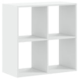 Bookcase White 68.5x32x68.5 cm Engineered Wood 852825