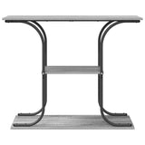 Console Table Grey Sonoma 101 x 35 x 80.5 cm Engineered Wood 868472