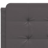 Bed Frame without Mattress "Zadar" Grey 120x200 cm Faux Leather 3208173