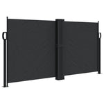Retractable Side Awning Black 120x1200 cm 4004789