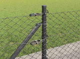 Welded Wire Fence with Concrete Base 10 x 0.4 m 3351254
