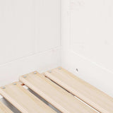 Daybed with Trundle and Drawers without Mattress White 90x190 cm Single 3302230