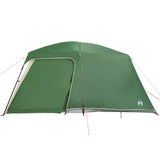 Camping Tent with Porch Dome 5-Person Green Waterproof 4009581