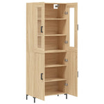Highboard Sonoma Oak 69.5x34x180 cm Engineered Wood 3198212