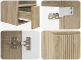 Bathroom Furniture Set 2 pcs Sonoma Oak Engineered Wood 3404056