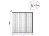 Gabion with 3.5 mm Wire and 5x10 cm Mesh 150x50x200 cm 3462861