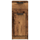 Sideboards 2 pcs Old Wood 30x30x70 cm Engineered Wood 856952