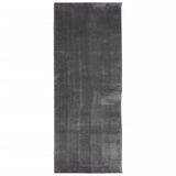 Rug HUARTE Short Pile Soft and Washable Anthracite 80x200 cm 374996