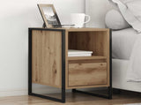 Bedside Table Artisian Oak 39.5 x 30 x 50 cm Engineered Wood 886664