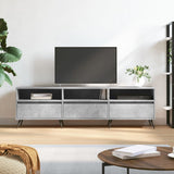 TV Cabinet Concrete Grey 150x30x44.5 cm Engineered Wood 831256