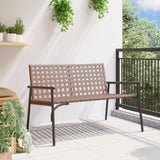 Garden Chair Brown 110.5 x 79 x 75.5 cm Poly Rattan 42004144