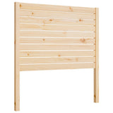 Bed Headboard 106x4x100 cm Solid Wood Pine 819005