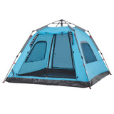 ZNTS Camping Tent Dome 5-Person Blue Quick Release 4004147