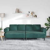 Sofa Set 3 pcs Dark green Velvet 3335124