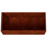 Planter 62x40x39 cm Corten Steel 821557