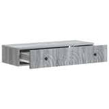 Wall-Mounted Side Table Grey Sonoma 87.5 x 34.5 x 17 cm 898161