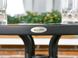 3 Pieces Rattan Bistro Set - Black T3398P323982