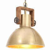 320533 Industrial Hanging Lamp 25 W Brass Round 30 cm E27