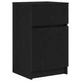 Bedside Cabinets 2 pcs Black 39x35x65 cm Engineered Wood 861322