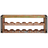 Wine Rack Brown 120 x 45 x 33 cm Solid Reclaimed Wood 4104765