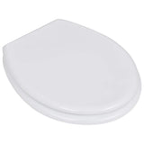 Toilet Seats with Lids 2 pcs MDF White 275907