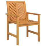 Garden Lounge Set 5 pcs Brown Solid Acacia Wood 3154130