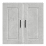 Kitchen Wall Cabinet Porto Concrete Grey Engineered Wood 854061