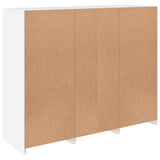 Sideboards with LED Lights 3 pcs White Engineered Wood 3209121