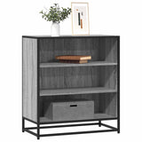 Sideboard Grey Sonoma 68x35x76 cm Engineered Wood and Metal 848977