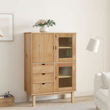 Highboard OTTA 85x43x125 cm Solid Wood Pine 351306