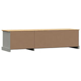 TV Cabinet VIGO Grey 156x40x40 cm Solid Wood Pine 353174